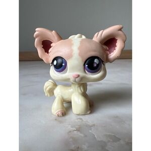 Littlest Pet Shop Chihuahua #438 Hasbro Blue Gray Magnet